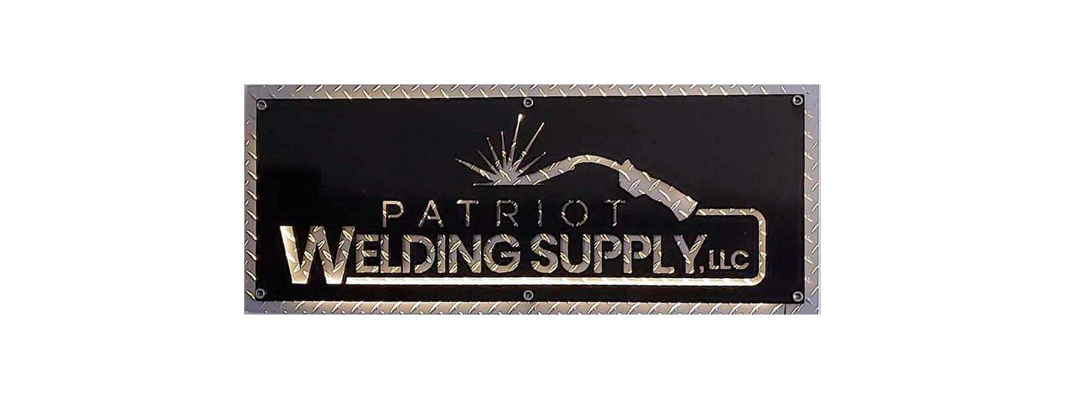 Patriot Welding Supply - Plasma cut metal logo